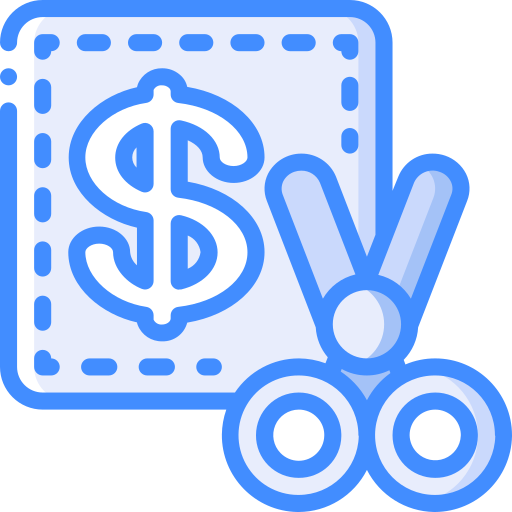 Dollar Basic Miscellany Blue icon