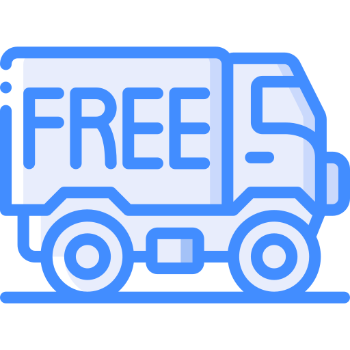 Free shipping Basic Miscellany Blue icon