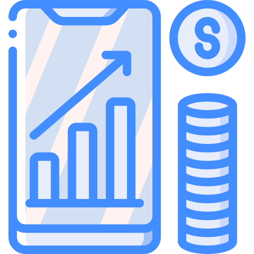Sales Basic Miscellany Blue icon