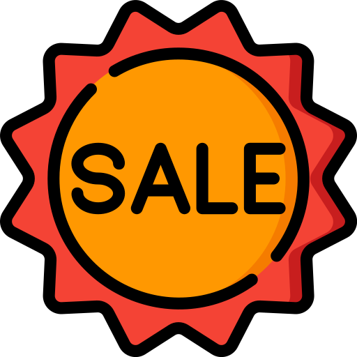 Sale Basic Miscellany Lineal Color icon