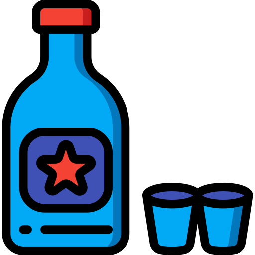 Vodka Basic Miscellany Lineal Color icon