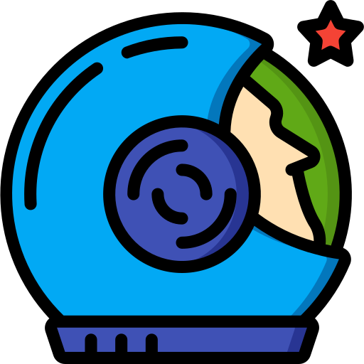 Astronaut Basic Miscellany Lineal Color icon