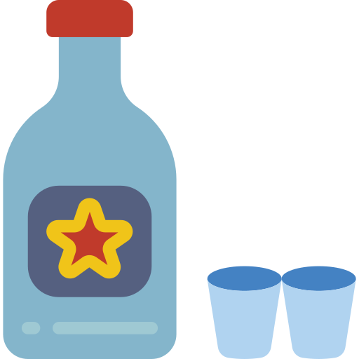 Vodka Basic Miscellany Flat icon
