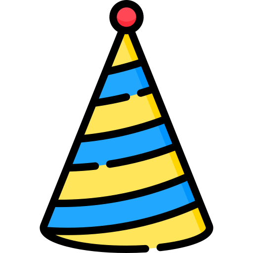Party hat Special Lineal color icon