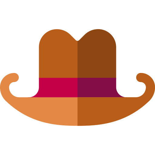 cowboy Basic Rounded Flat icon
