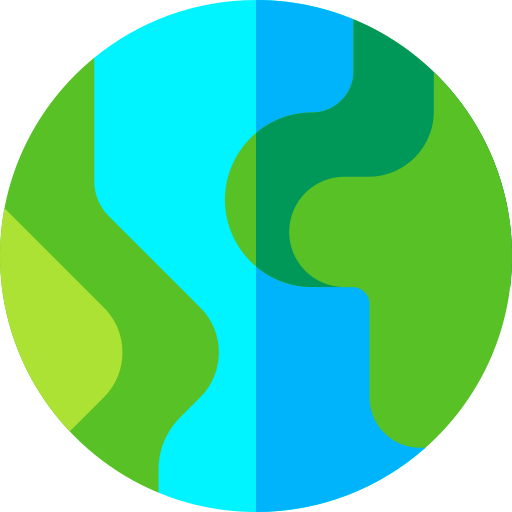 地球 Basic Rounded Flat icon