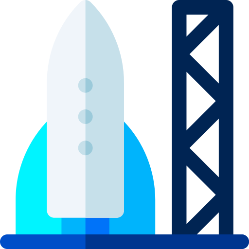 transbordador espacial Basic Rounded Flat icono