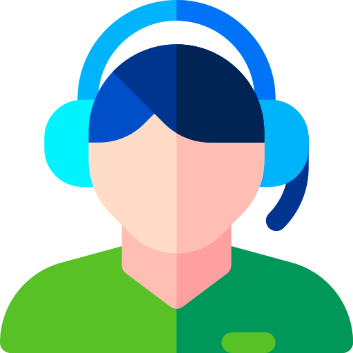 Call center agent Basic Rounded Flat icon