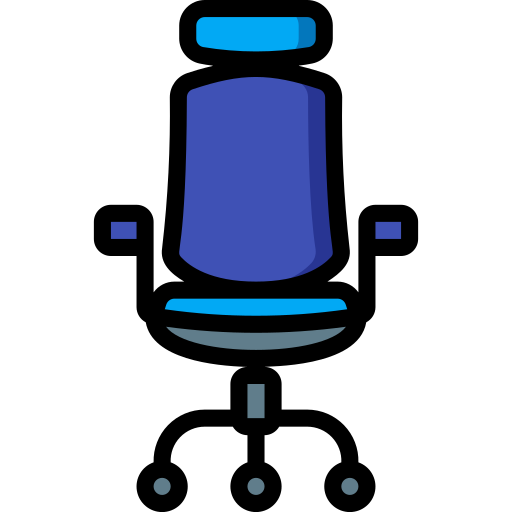 bureaustoel Basic Miscellany Lineal Color icoon