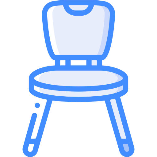 Office chair Basic Miscellany Blue icon