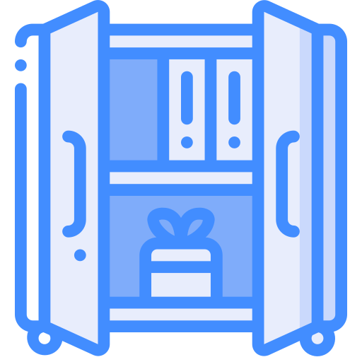Cabinet Basic Miscellany Blue icon