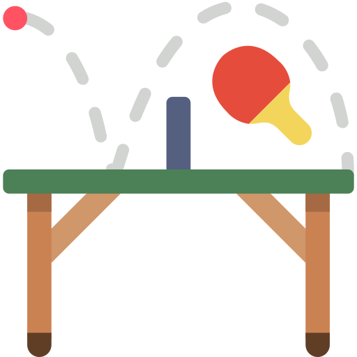 tenis stołowy Basic Miscellany Flat ikona