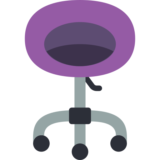 Office chair Basic Miscellany Flat icon