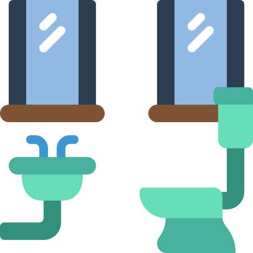 Bathroom Basic Miscellany Flat icon