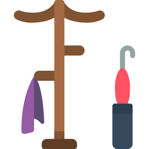 Coat hanger Basic Miscellany Flat icon