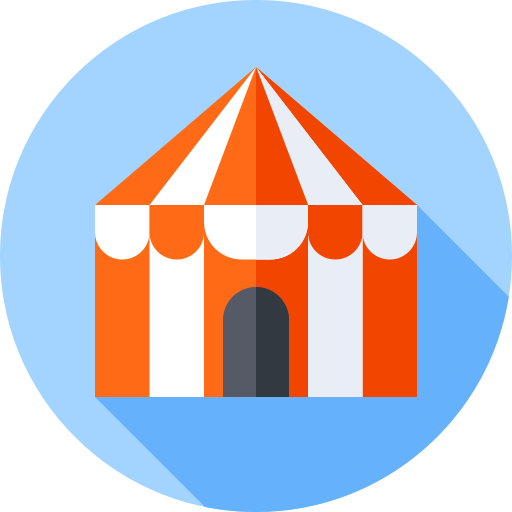 zirkus Flat Circular Flat icon