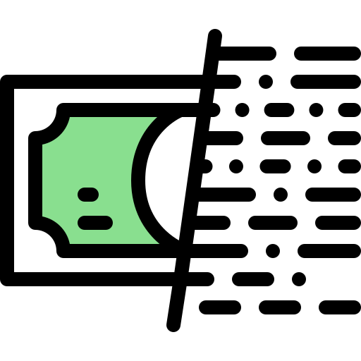 cyfrowe pieniądze Detailed Rounded Lineal color ikona