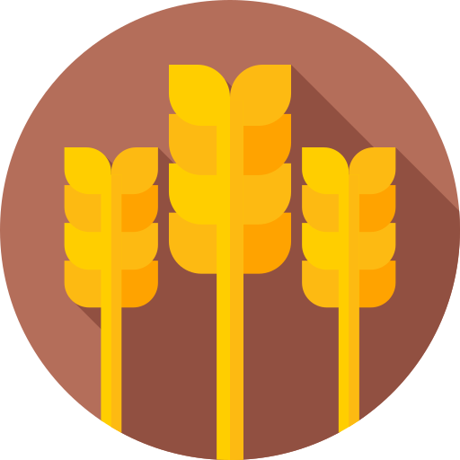 Wheat Flat Circular Flat icon