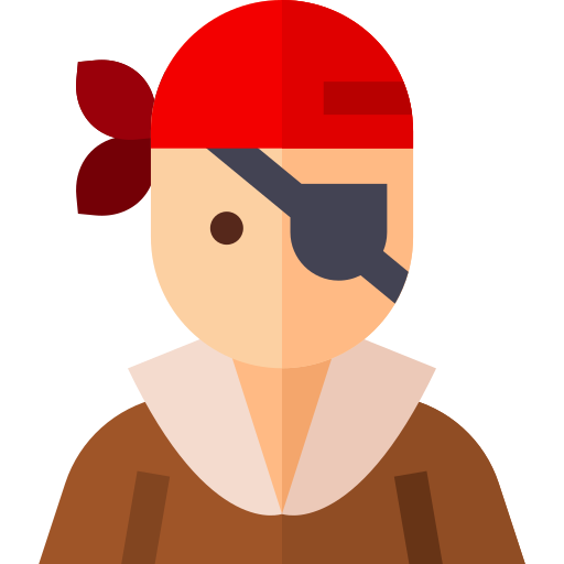 Pirate Basic Straight Flat icon