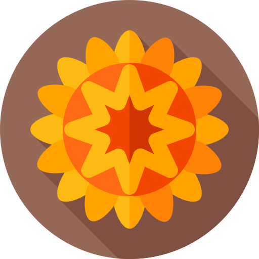 mandala Flat Circular Flat icon