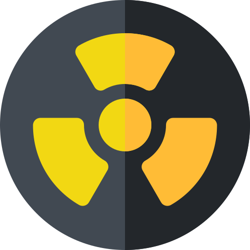 Ядерная Basic Rounded Flat иконка