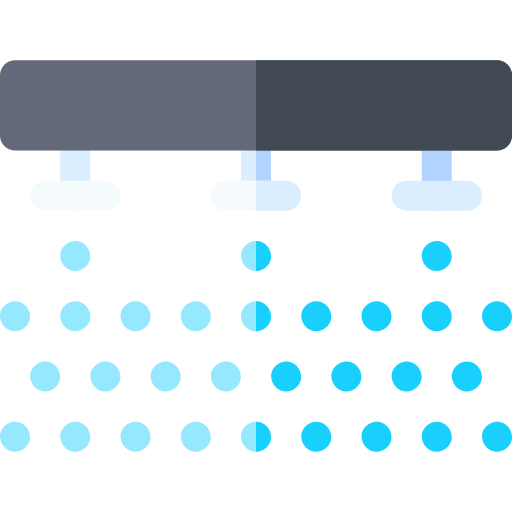 sproeiers Basic Rounded Flat icoon