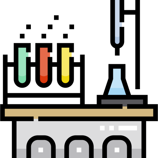 laboratorium Detailed Straight Lineal color ikona