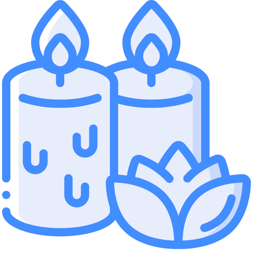 candele Basic Miscellany Blue icona