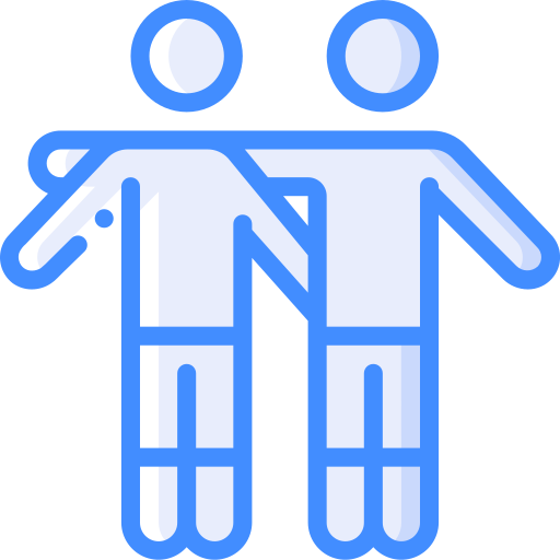 Friendship Basic Miscellany Blue icon