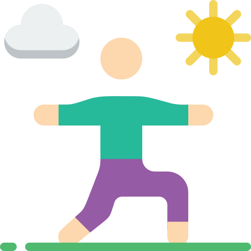 yoga Basic Miscellany Flat icoon