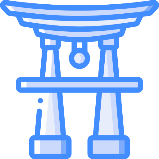porte torii Basic Miscellany Blue Icône