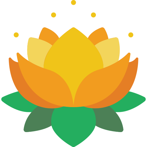 Water lily Basic Miscellany Flat icon