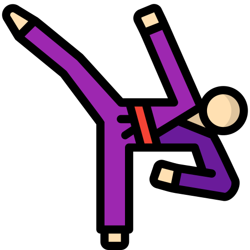 Karate Basic Miscellany Lineal Color icon