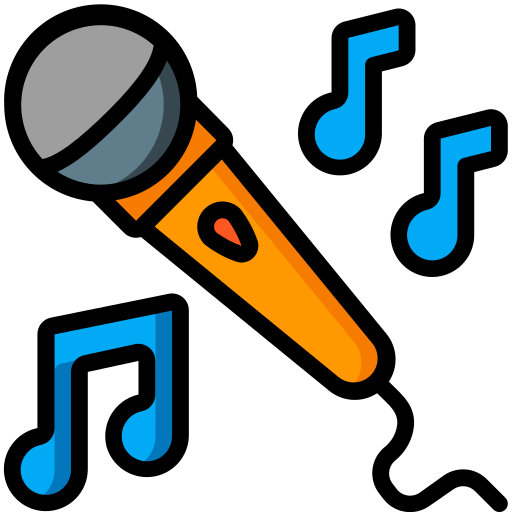 Karaoke Basic Miscellany Lineal Color icon