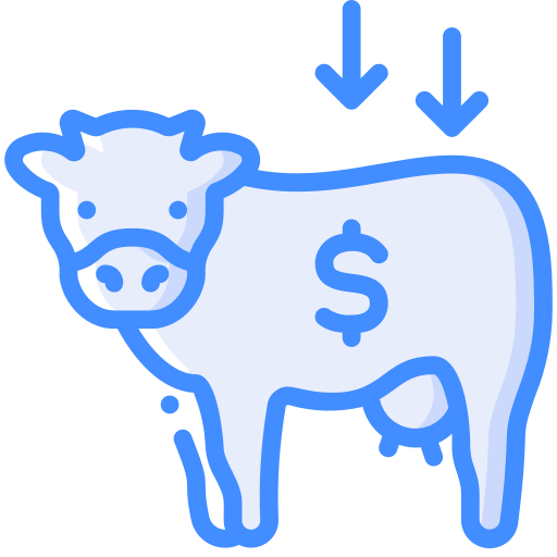 Cow Basic Miscellany Blue icon