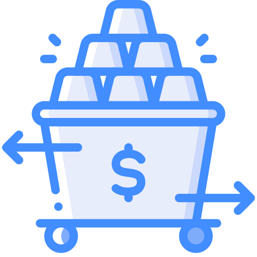 Investment Basic Miscellany Blue icon