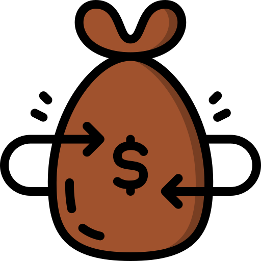 Money bag Basic Miscellany Lineal Color icon