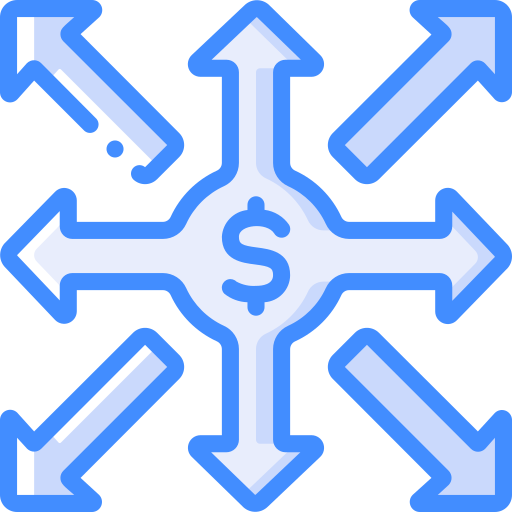 Investment Basic Miscellany Blue icon