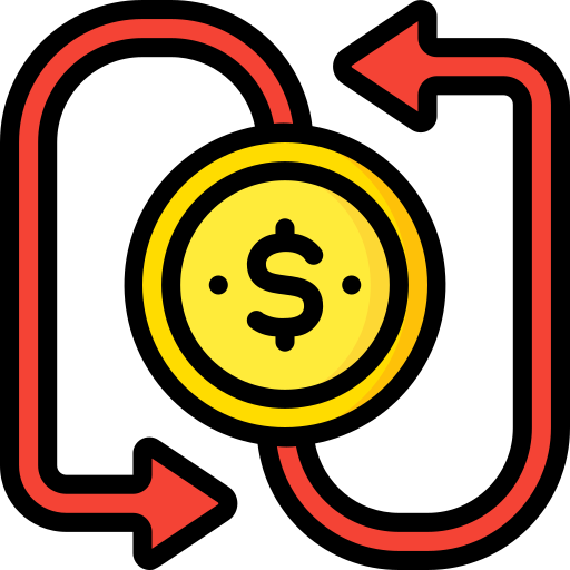 Money flow Basic Miscellany Lineal Color icon