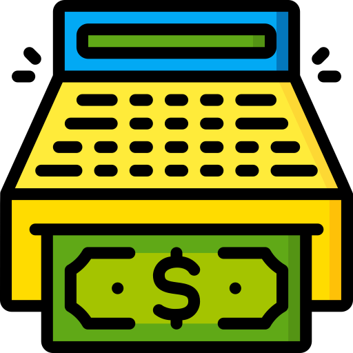 Cash register Basic Miscellany Lineal Color icon