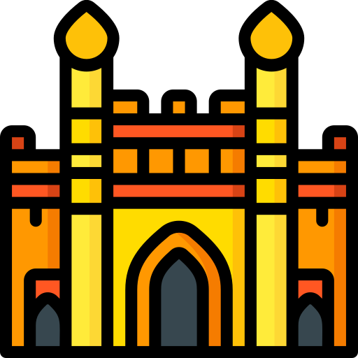 インドの門 Basic Miscellany Lineal Color icon