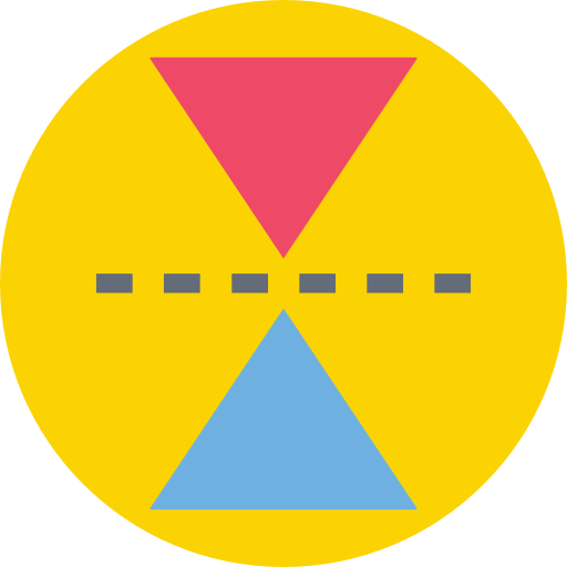 driehoeken Prosymbols Flat icoon