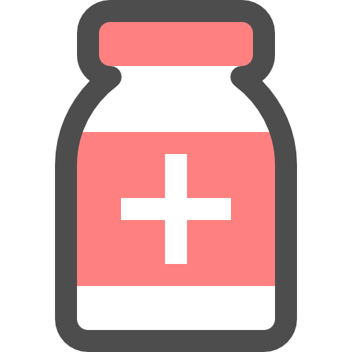 medicamento Smooth Rounded Color icono