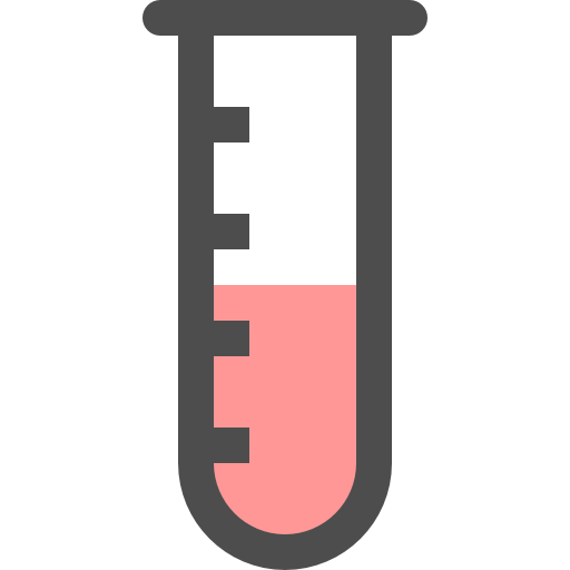 Test tube Smooth Rounded Color icon