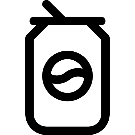 soda Smooth Rounded Black icono
