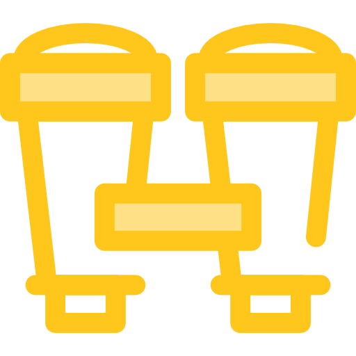 binoculare Monochrome Yellow icona