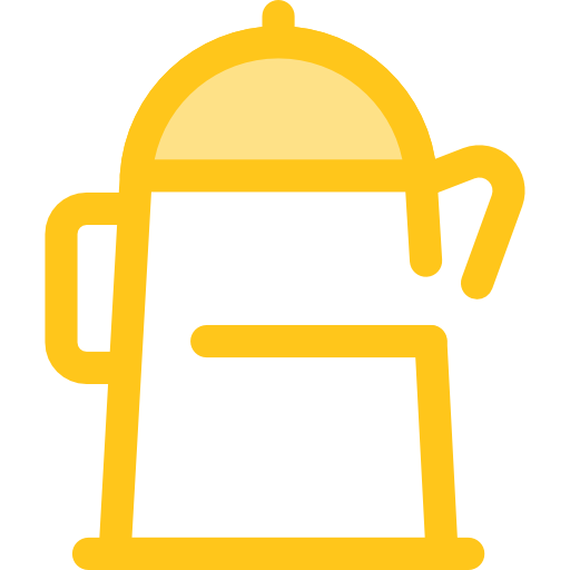 Kettle Monochrome Yellow icon
