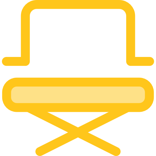 Chair Monochrome Yellow icon
