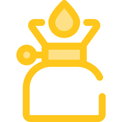 gas Monochrome Yellow icon