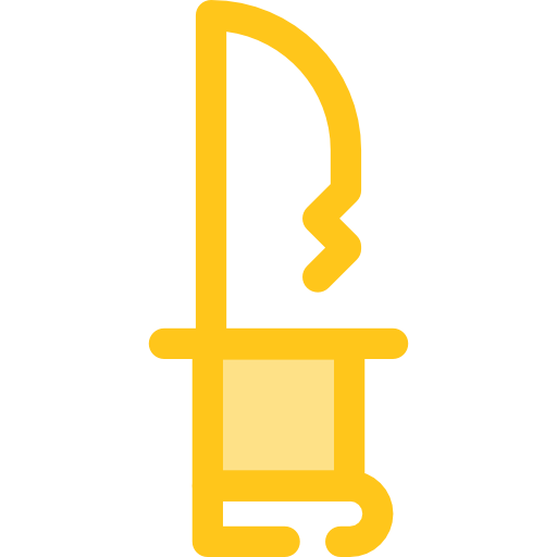 coltello Monochrome Yellow icona